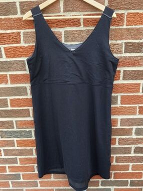 L.L. Bean Black Cotton Tank Dress